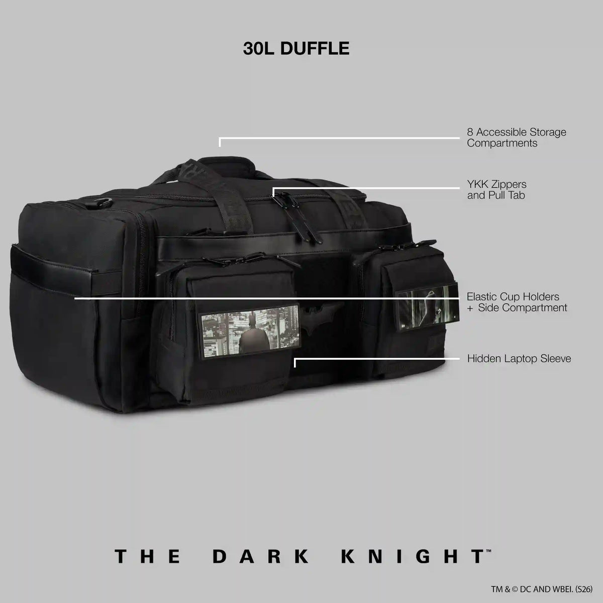 30L Perfect Duffle Bag The Dark Knight