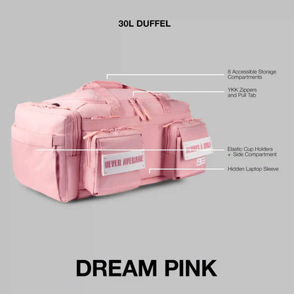 30L Perfect Duffle Bag Dream Pink