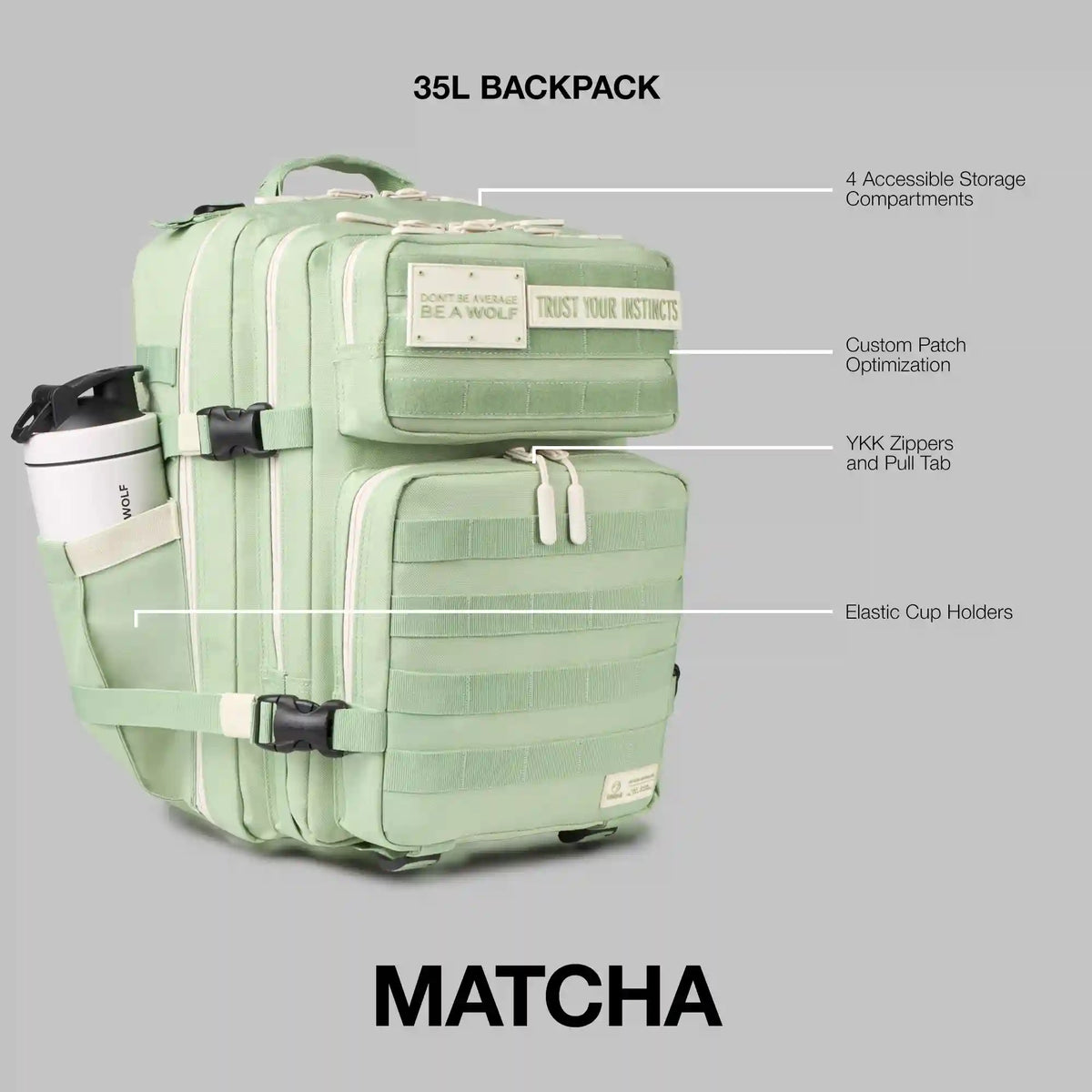 35L Backpack Matcha