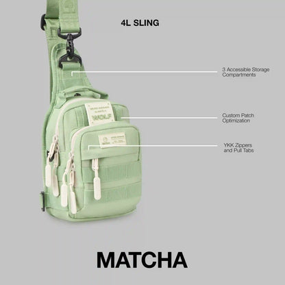 4L Mini Tactical Sling Bag Matcha