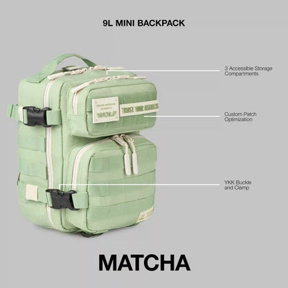 9L Backpack Mini Matcha