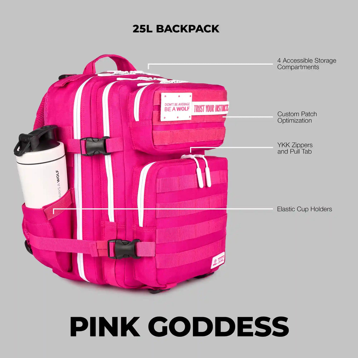 25L Backpack Pink Goddess