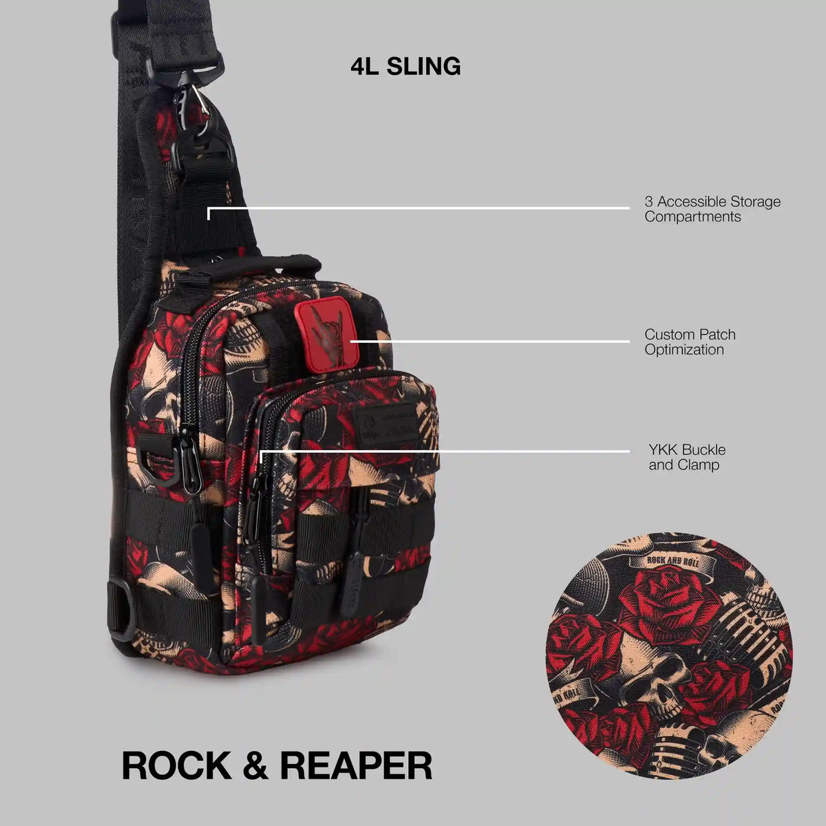4L Mini Tactical Sling Bag Rock & Reaper