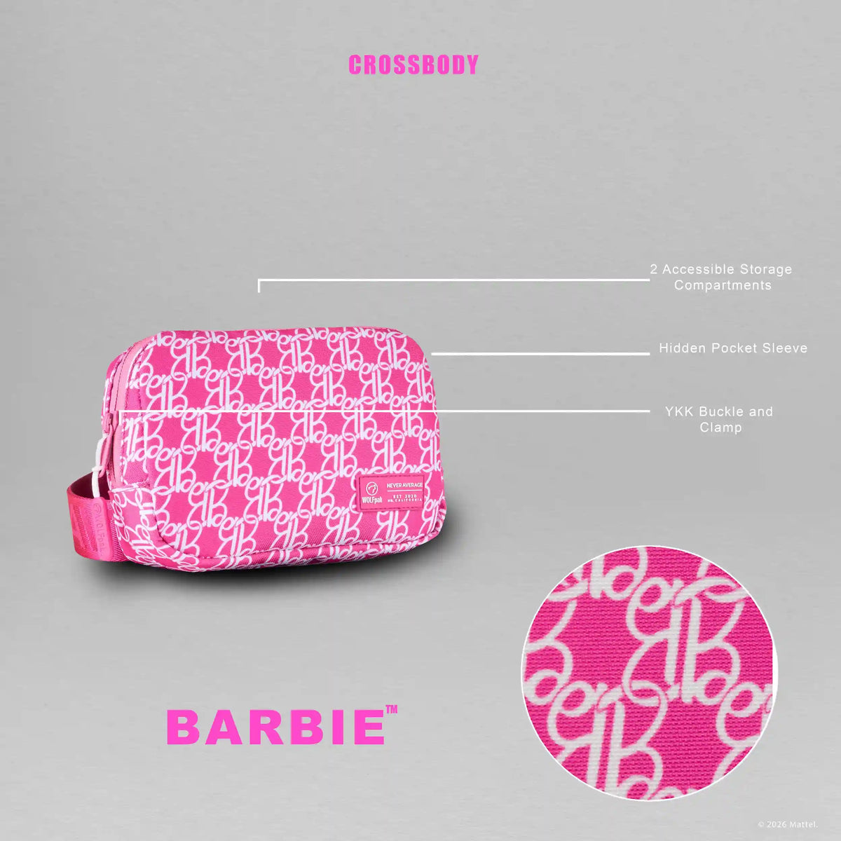 1.5L Crossbody Pack Barbie