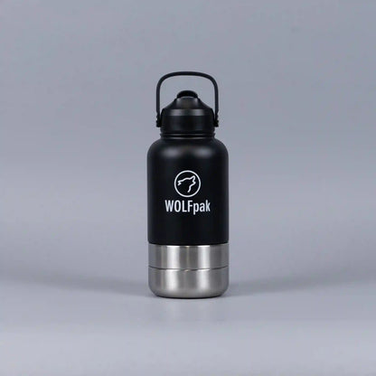 32oz Stainless Steel Insulated Water Bottle with Storage Compartments