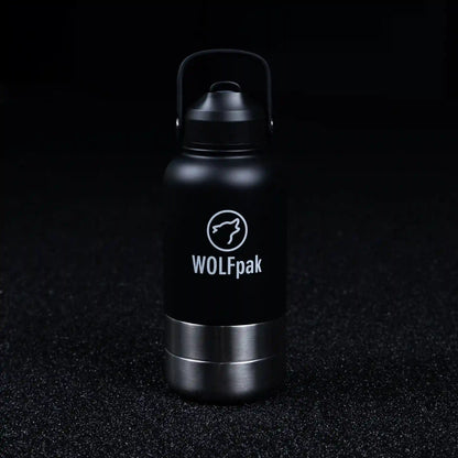 32oz Stainless Steel Insulated Water Bottle with Storage Compartments